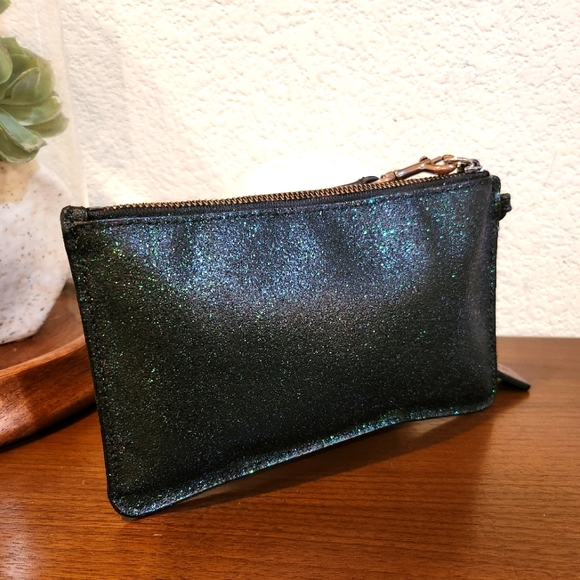 Coach Glitter Shimmer Wristlet Clutch Wallet - Picture 3 of 11